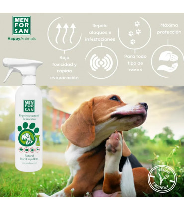 Repelente natural de insectos Citronela para Perros 500ml